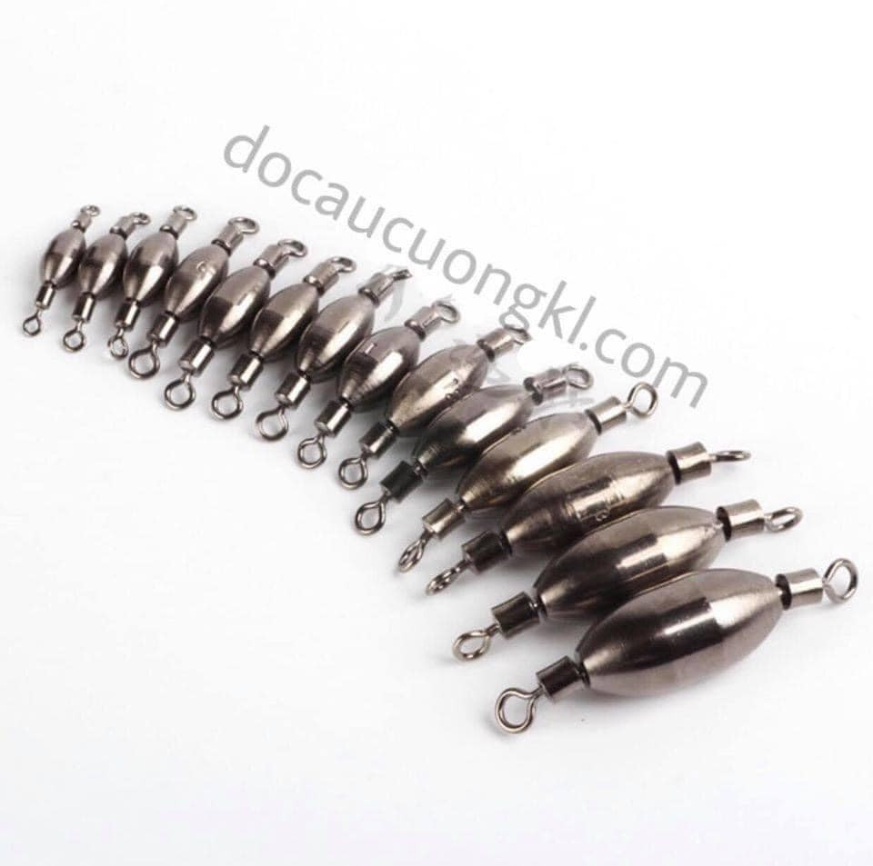 Chì neo câu cá số 8 xoay 2 đầu