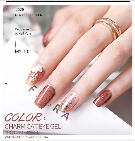 Sơn gel AS lẻ màu mắt mèo set 12 mã MY