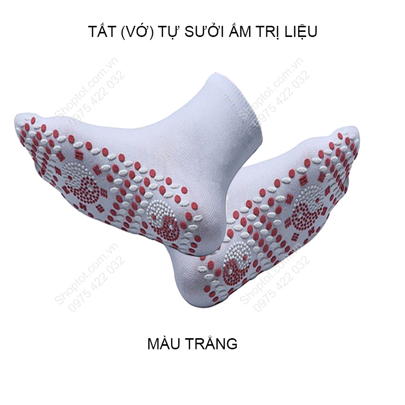 Tất - Vớ tự sinh nhiệt sưởi ấm và massage trị liệu chân TSN01
