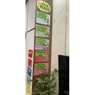 Trang trí lớp học Tiếng Anh dạng decal nhiều mẫu