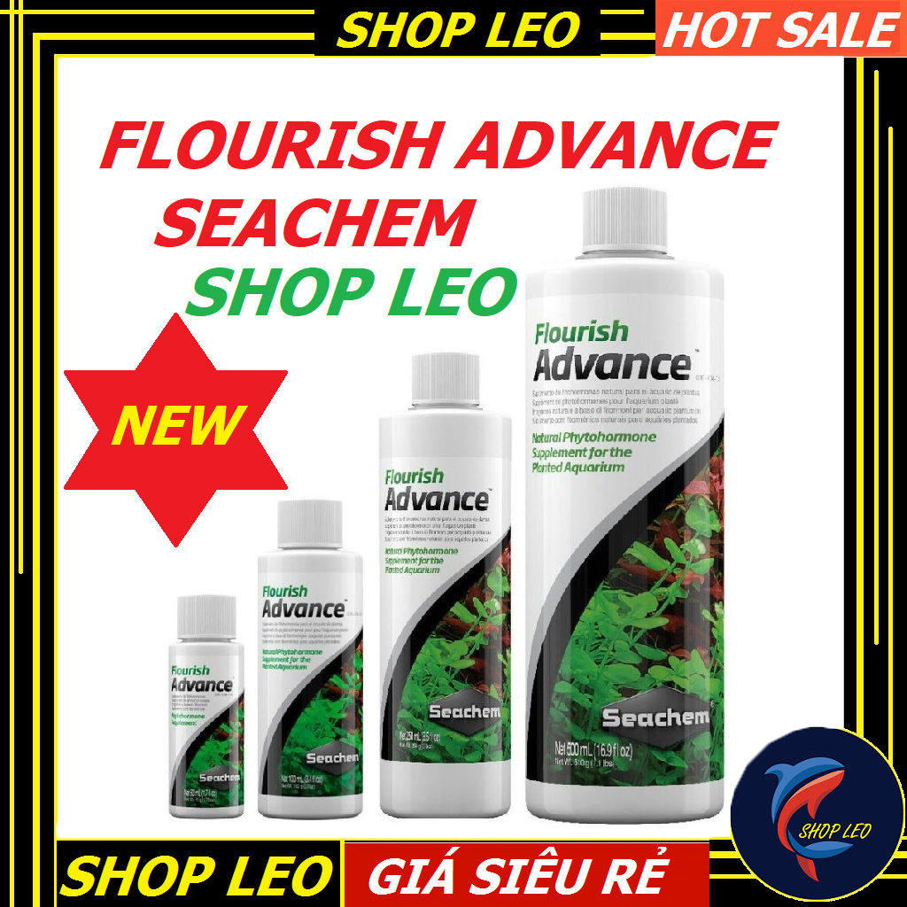Phân nước seachem advanced - phân nước cao cấp cho hồ thủy sinh - phụ kiện cá cảnh - shopleo