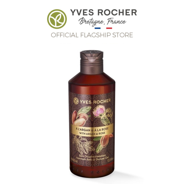 Gel Tắm Yves Rocher Argan Rose Peals Bath And Shower Gel 50ml/ 200ml/ 400ml
