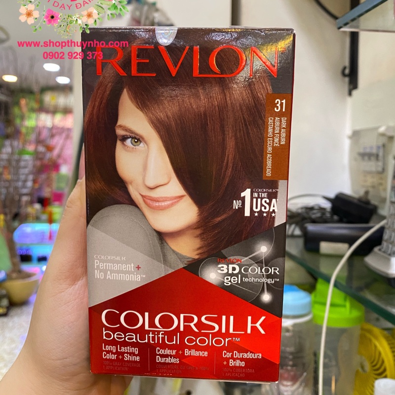 Thuốc nhuộm tóc Revlon ColorSilk số 31 - Nâu đỏ sẫm cao cấp