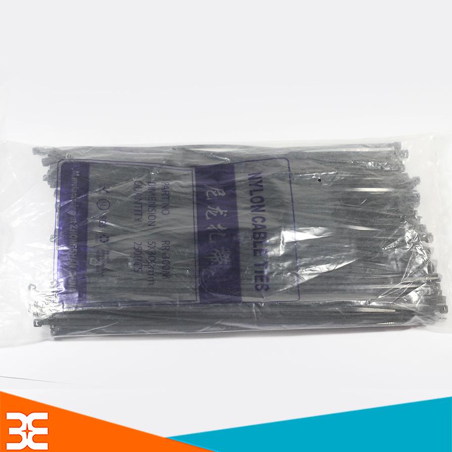 Gói 250 Dây Thít 5x300mm - Đen