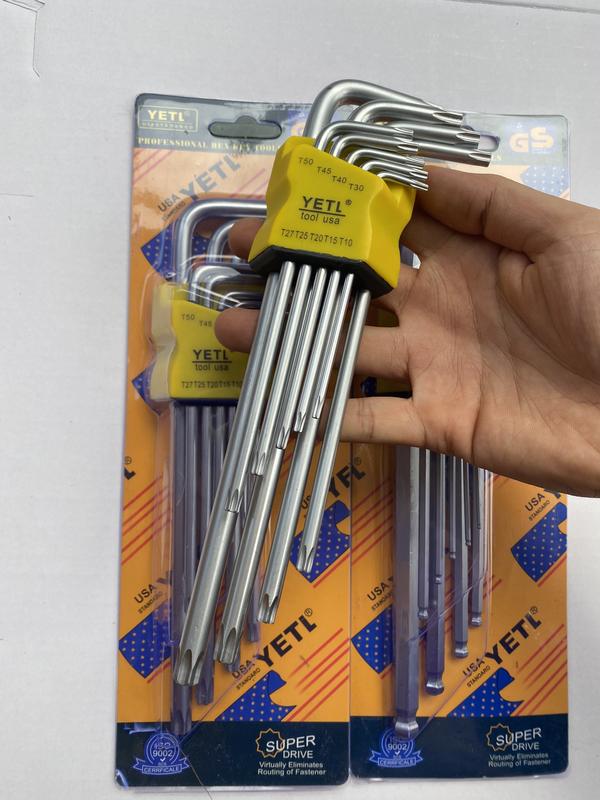 Bộ lục giác Bông ,Bi 9 món đa năng(Lục giác hoa thị)