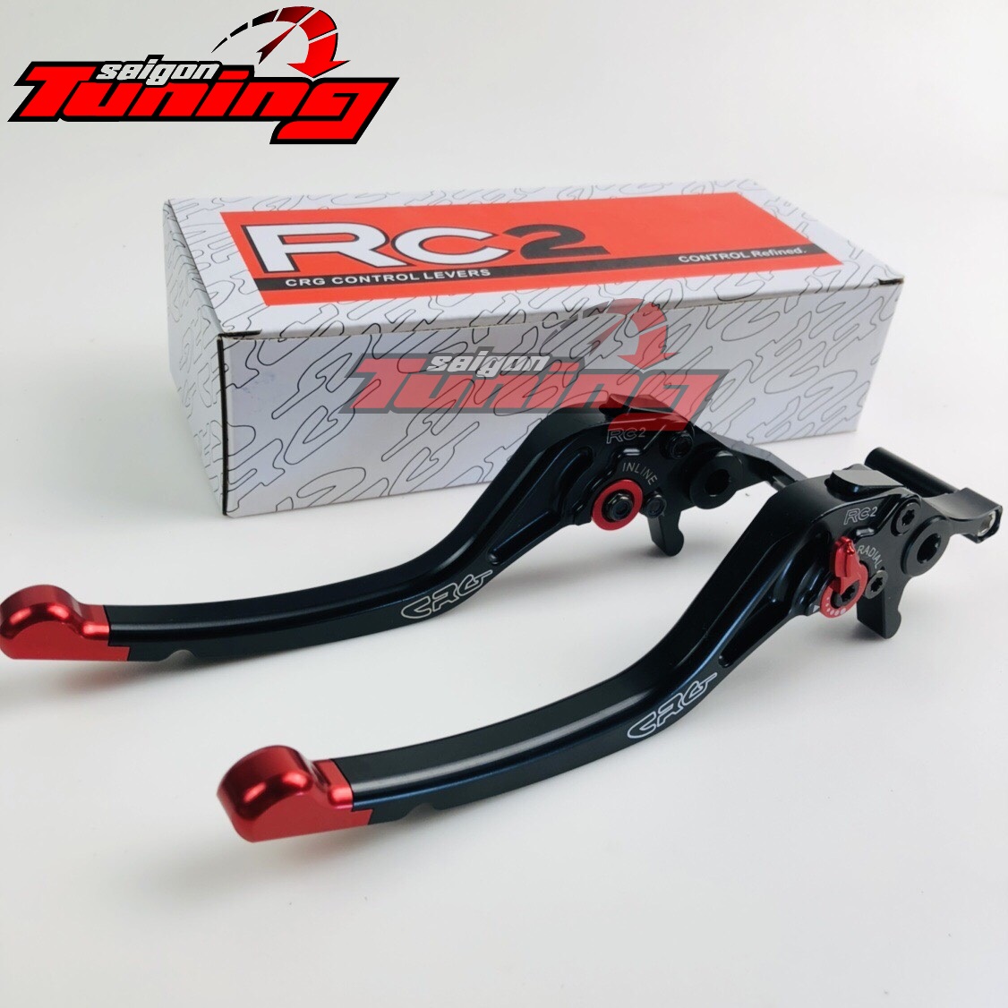 [HCM]Tay thắng SH 6 số RC2 - Màu đen Black