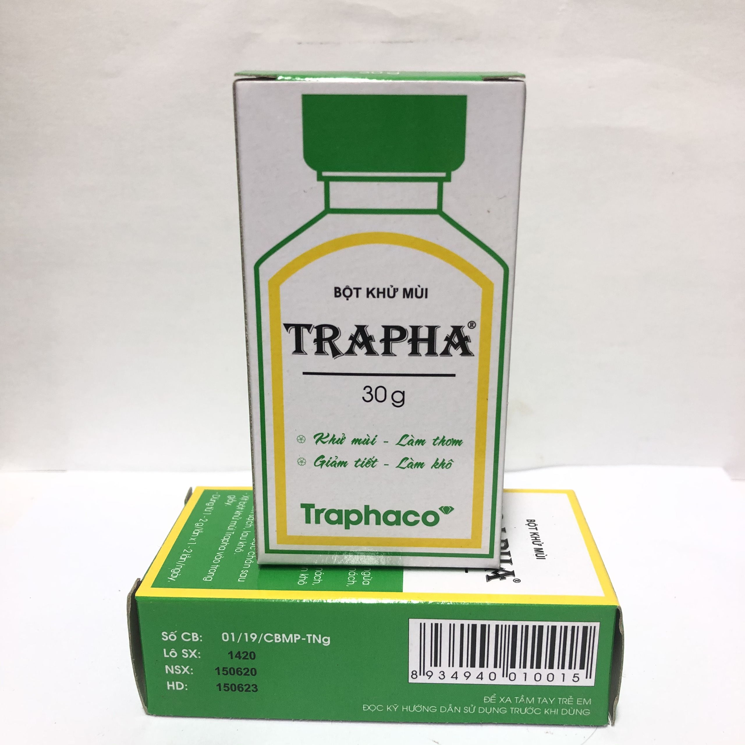 10 lọ bột khử mùi Trapha