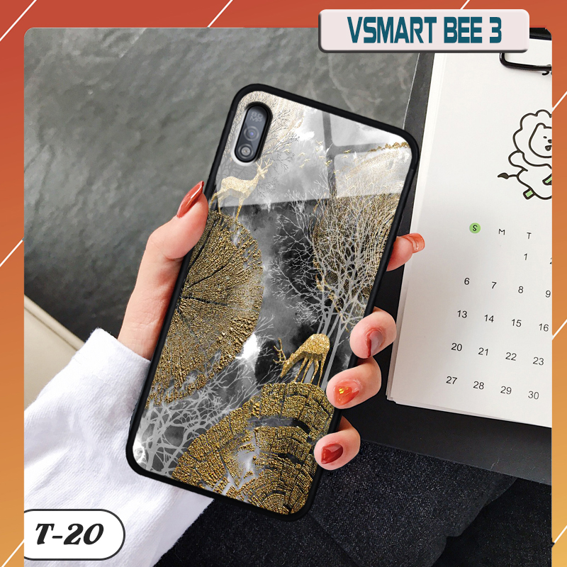 Ốp lưng kính VSMART BEE 3 in 3D ver 4