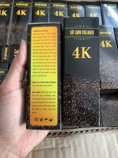 Thay da sinh học. Nước lột Collagen 3D 4K 50ml