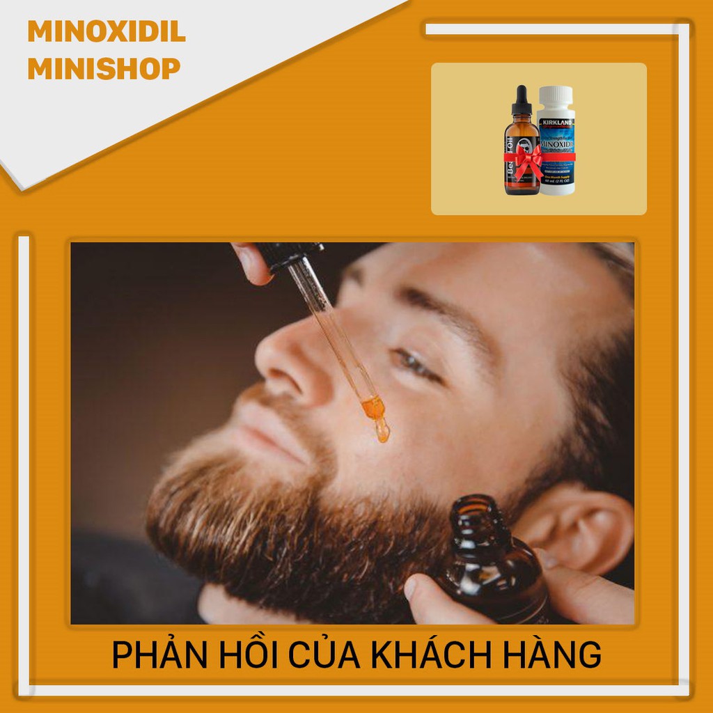 Combo Minoxidil 5% Mọc Râu Tóc, Dầu Dưỡng Beard Oil 10ml