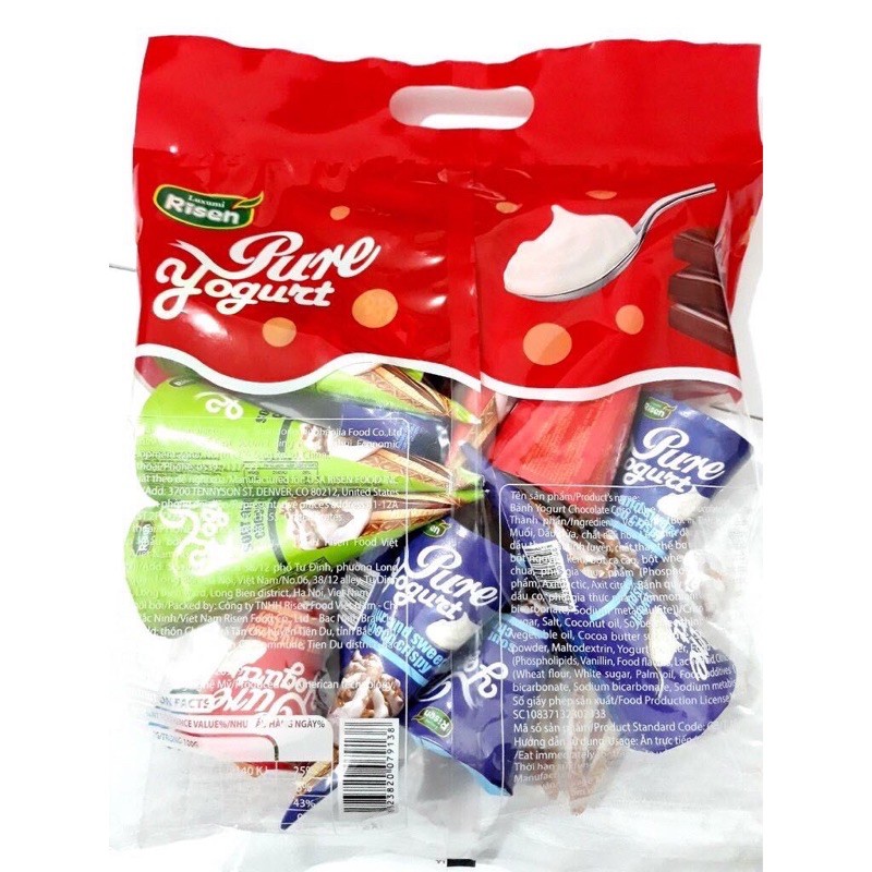 [HCM]42 Cây Bánh Ốc Quế Hương Socola Hiệu Risen
