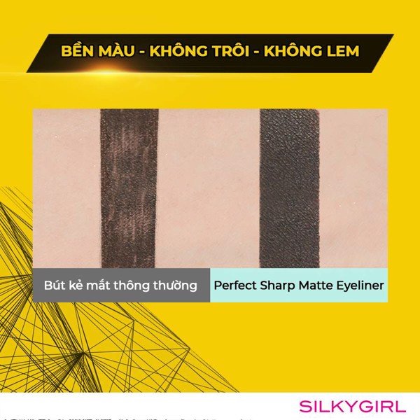 Kẻ Mắt Nước Silkygirl Perfect Sharp Matte 1.2ml