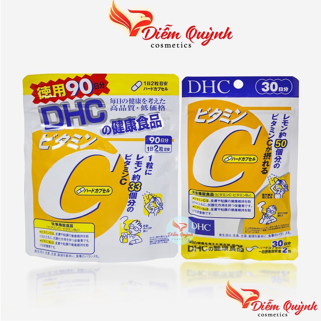 Viên uống vitamin C DHC Hard Capsule Nhật Bản
