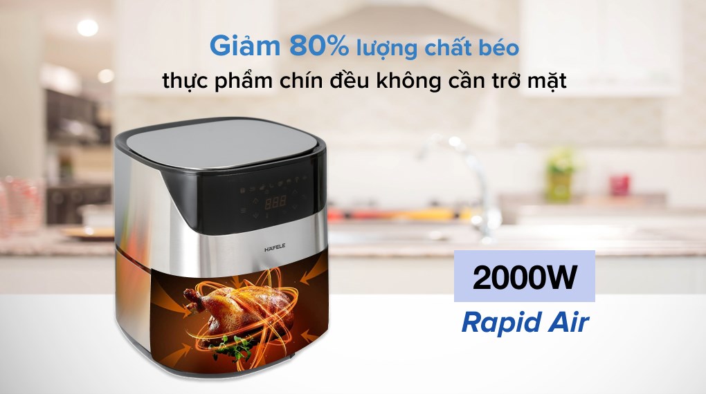 Nồi chiên không dầu Hafele AF-T5A 5L (535.43.712)
