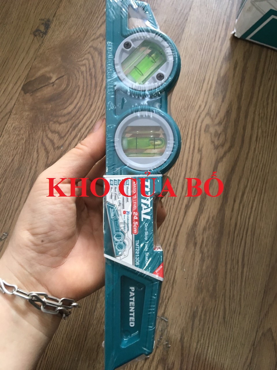 Thước thủy ống 24.5cm total TMT221306