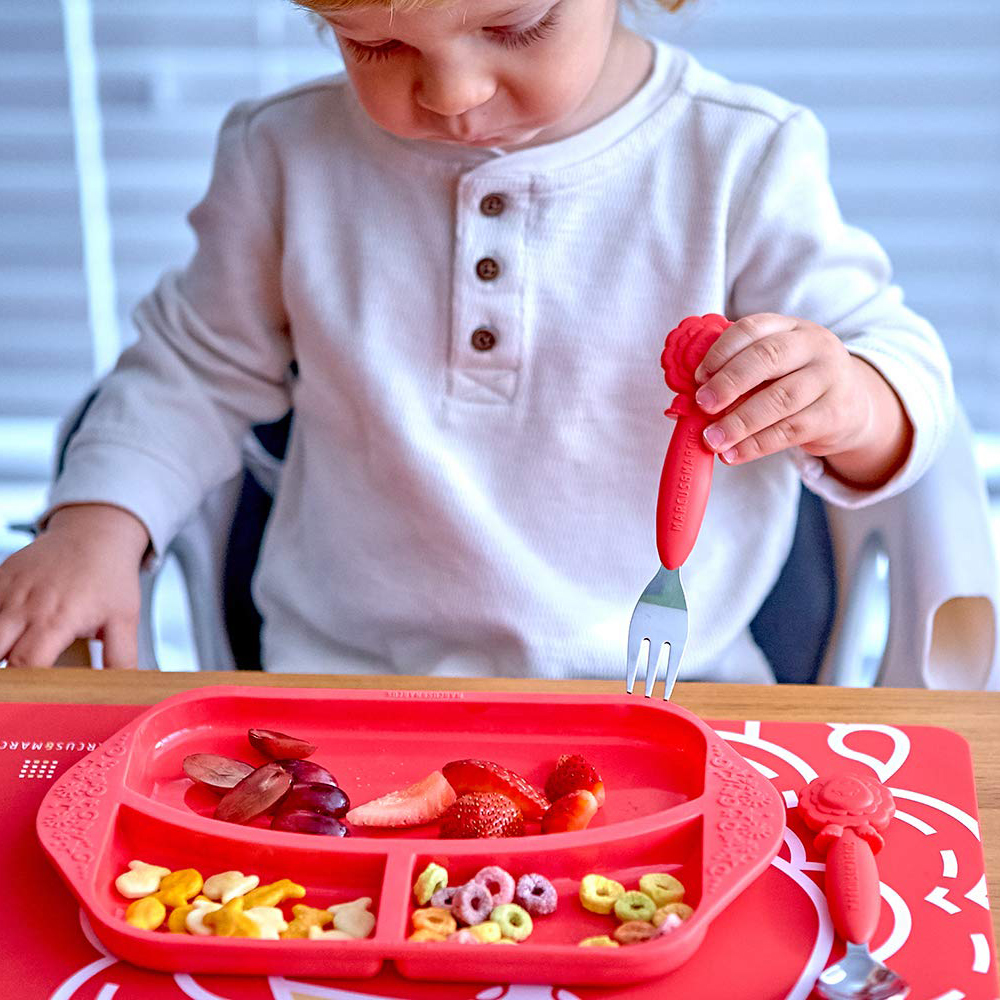 Bộ thìa nĩa ăn dặm cho bé Marcus & Marcus, từ 3 tuổi - Marcus