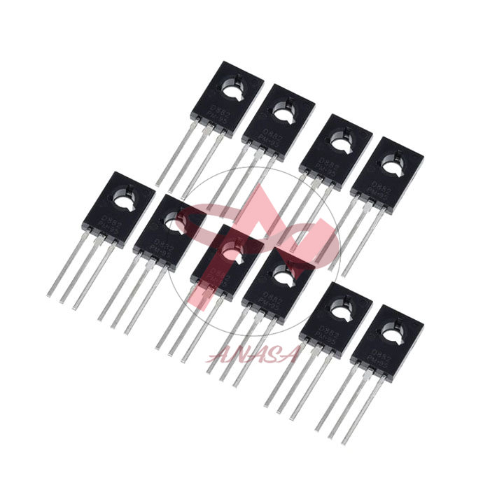 Combo 10 transistor d882 to-126 30v 3a npn