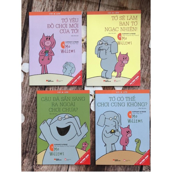 Sách Picture Book Song Ngữ Voi và Lợn - Elephant và Piggie ( Từ 5-8 )