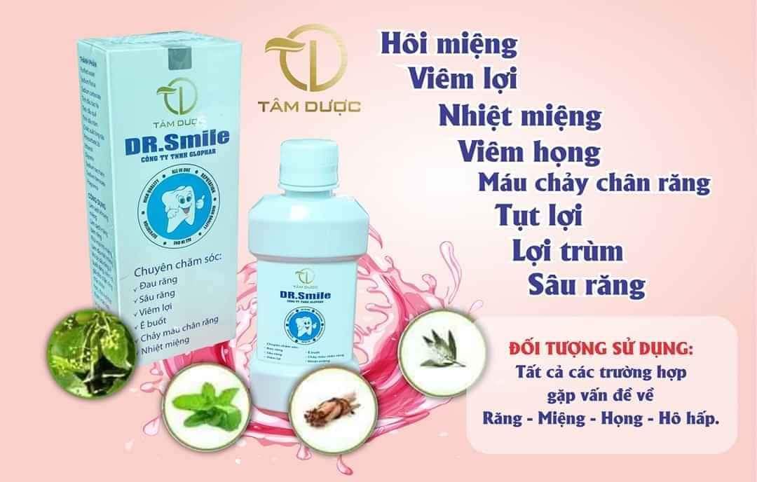 Combo 2 chai nước súc miệng Dr Smile