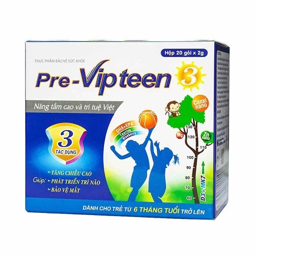 Cốm Pre-Vipteen 3 - Bổ Sung Canxi Cho Trẻ