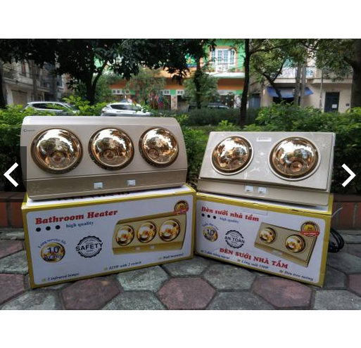 Đèn sưởi nhà tắm 3 bóng Kotman
