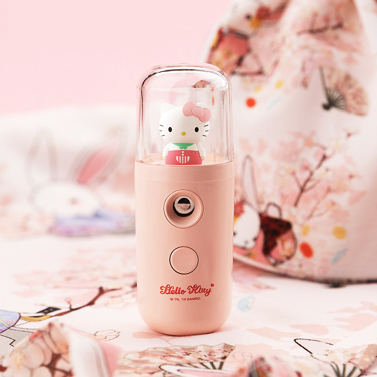 [HCM]Máy phun sương dưỡng ẩm da mặt Hello Kitty Emie
