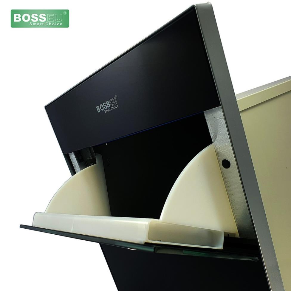 ( Chính Hãng ) Thùng đựng gạo âm tủ BOSSEU - BS250Black