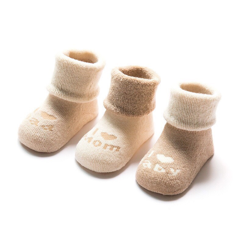 Tất cho bé Nemo Baby Hàn Quốc set 3 đôi chất dầy