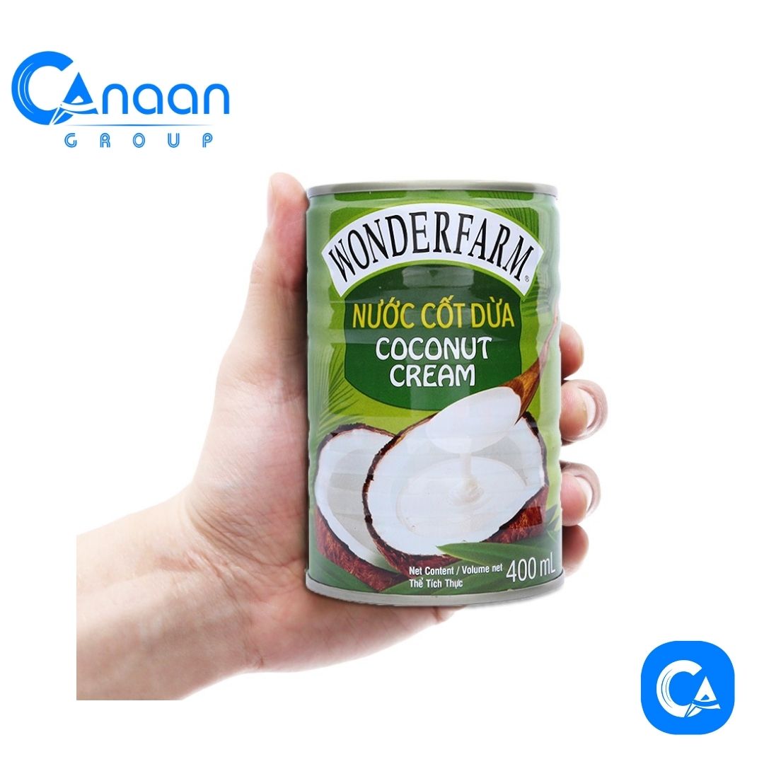 [HCM]NƯỚC CỐT DỪA LON GOLDEN FARM 400 ML BÉO
