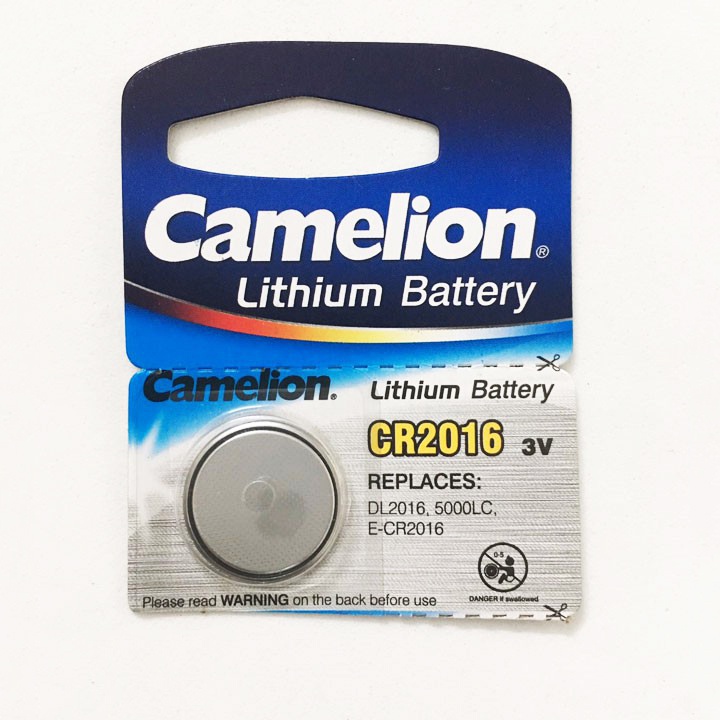 Combo 5 viên Pin CR2016 Camelion Lithium 3V chính hãng