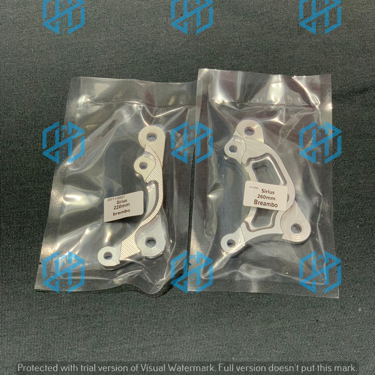 pas đĩa xe Sirius heo brembo 2 pít dĩa 220mm / 260 mm
