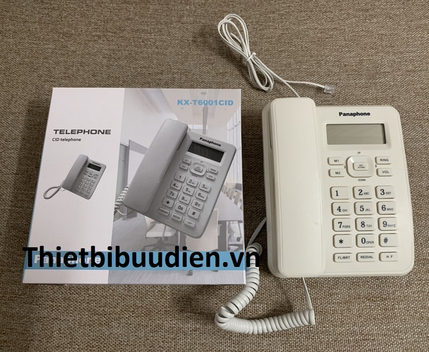 Điện thoại để bàn KX-T6001CID (WHITE)