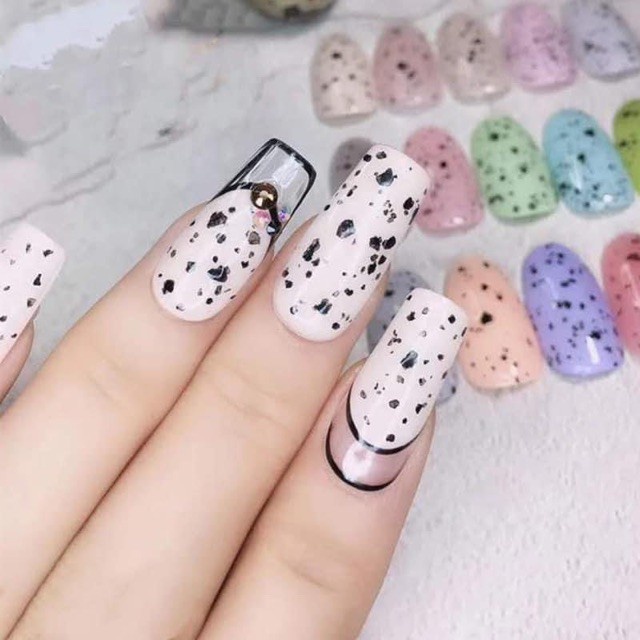 Sơn Gel Top Trứng Cút AS Chai đen - sinailmi