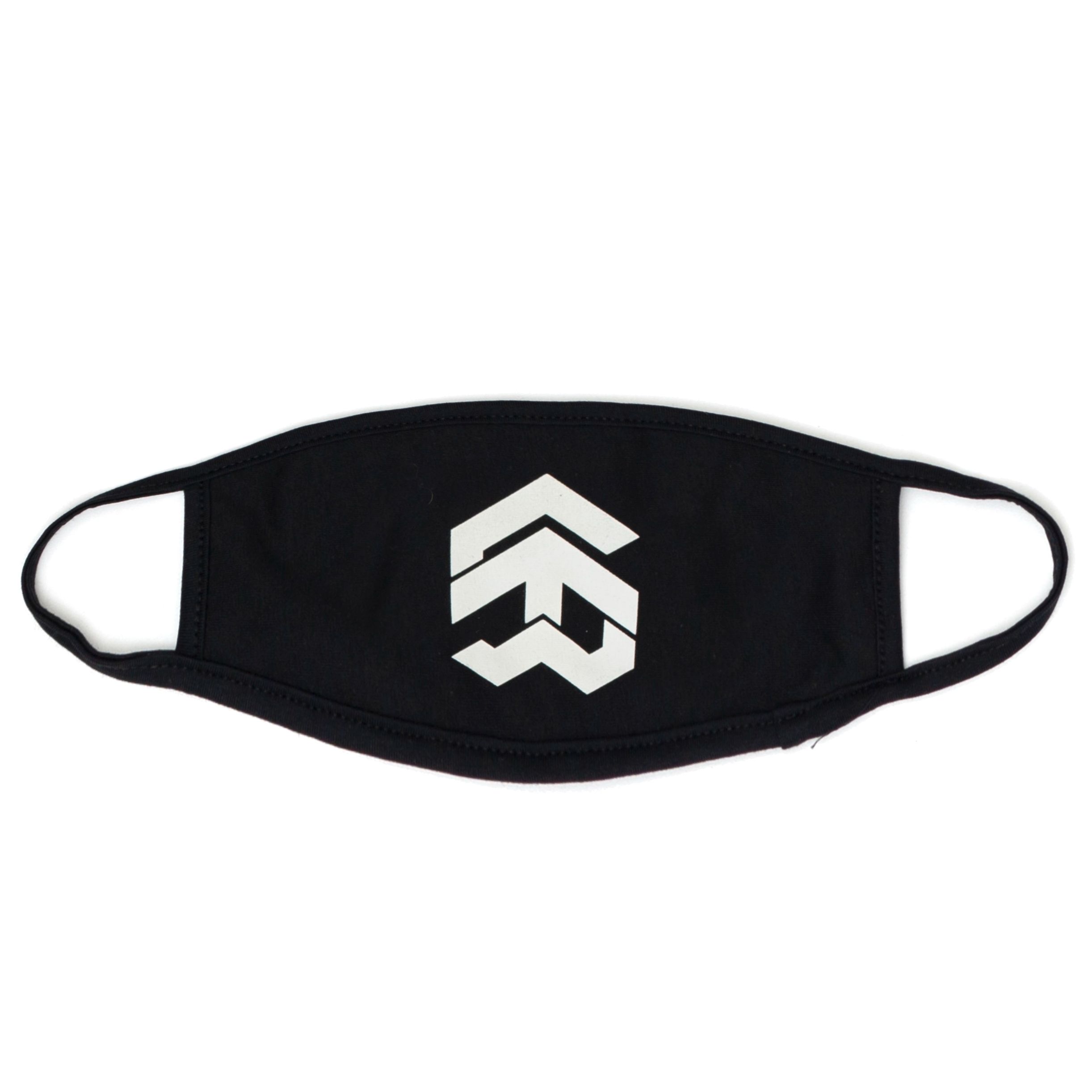 5THEWAY® /solid/ BIG LOGO MASK™ in BLACK aka Khẩu Trang Đen