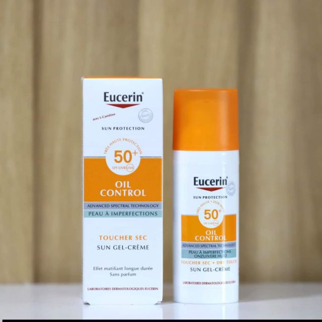 [HCM]Kem chống nắng kiểm soát dầu Eucerin Sun Gel-Creme Oil Control Dry Touch SPF 50+