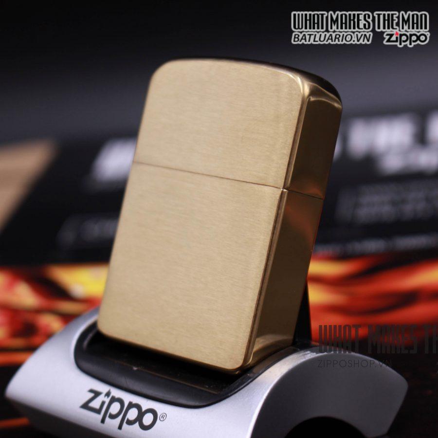 Bật lửa Zippo 1941B – Zippo 1941 tái bản Brushed Brass