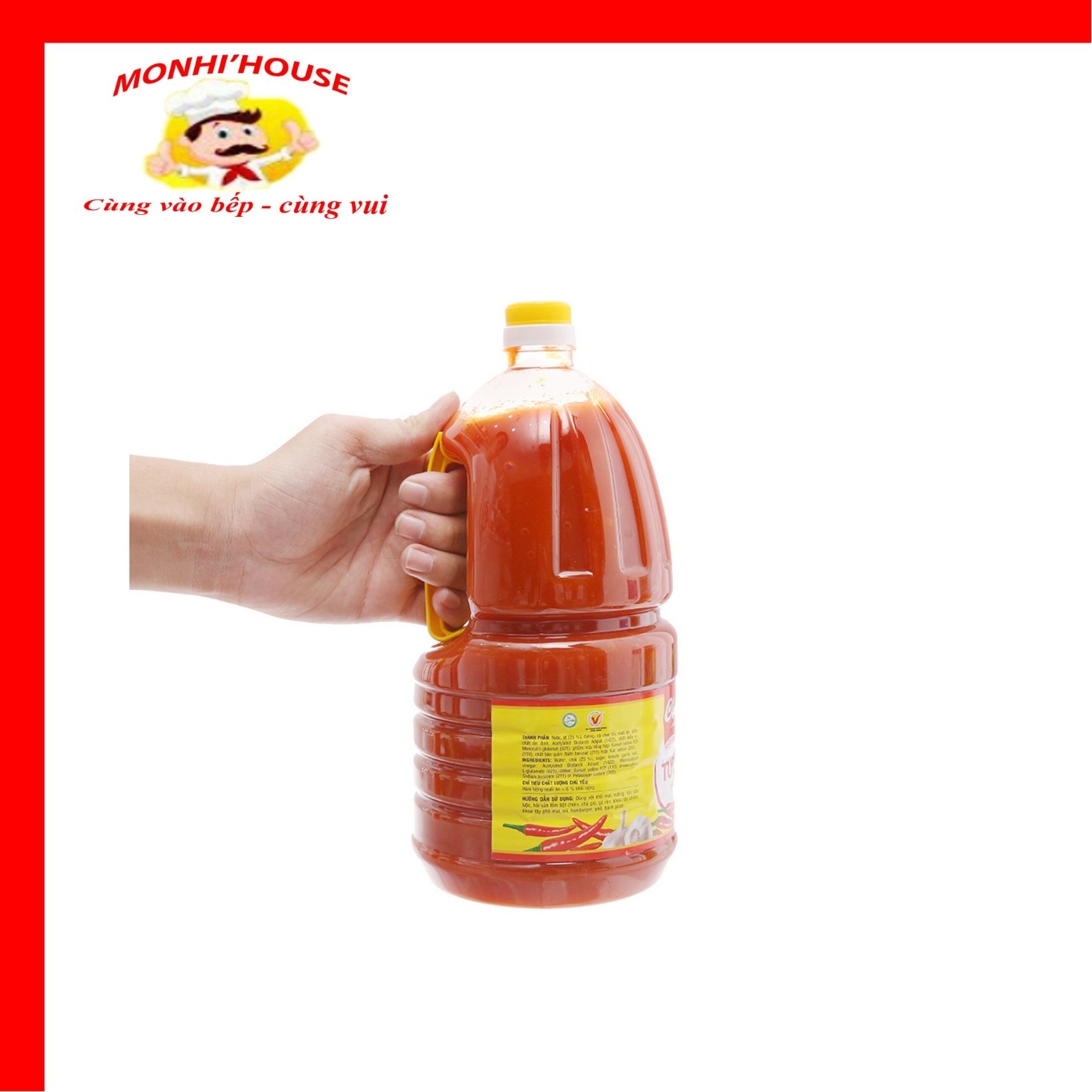 Tương Ớt Cholimex chai 2.1kg/ 1kg