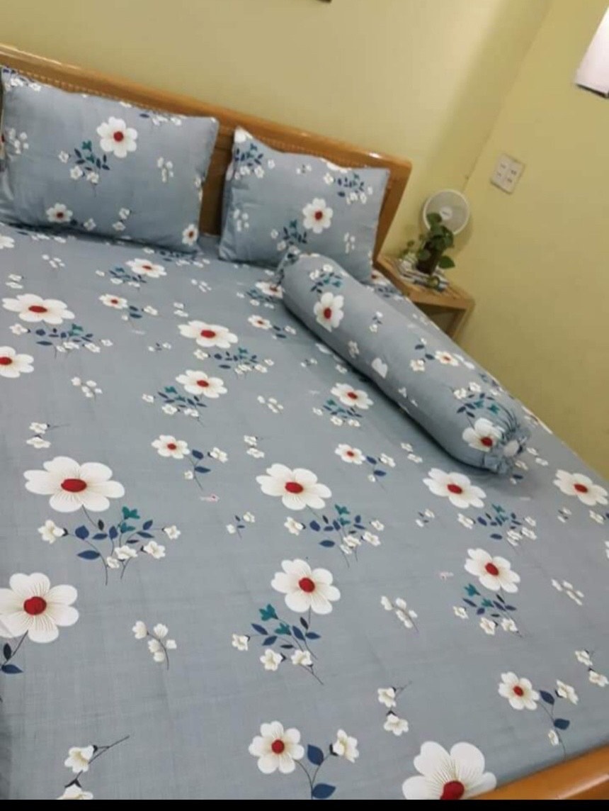 [HCM]Bộ Drap Cotton Thắng Lợi {4 MÓN} đủ size { chuẩn logo]