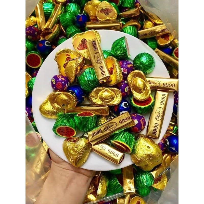 [ Cực ngon - Giá tốt ] Combo 300gr kẹo socola mix thập cẩm đủ hình