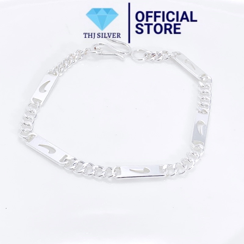 Lắc tay like khoẻ khoắn cho bé chuẩn bạc ta nguyên chất