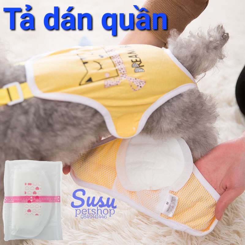 Tả dán quần cho chó mèo ngày sinh lý- 30 miếng