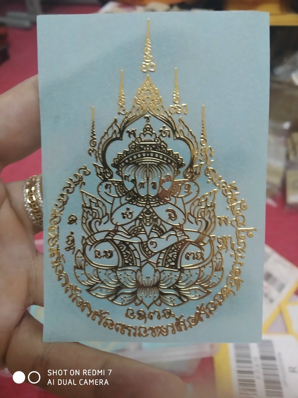 Linh phù THẦN CHE MẶT THÁI LAN