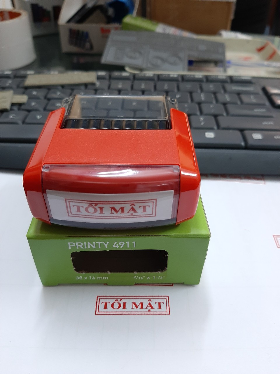 Con dấu TỐI MẬT (Chuẩn thông tư 24 BCA)