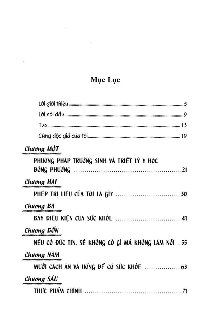 Phương Pháp Trường Sinh Và Đạo Thiền