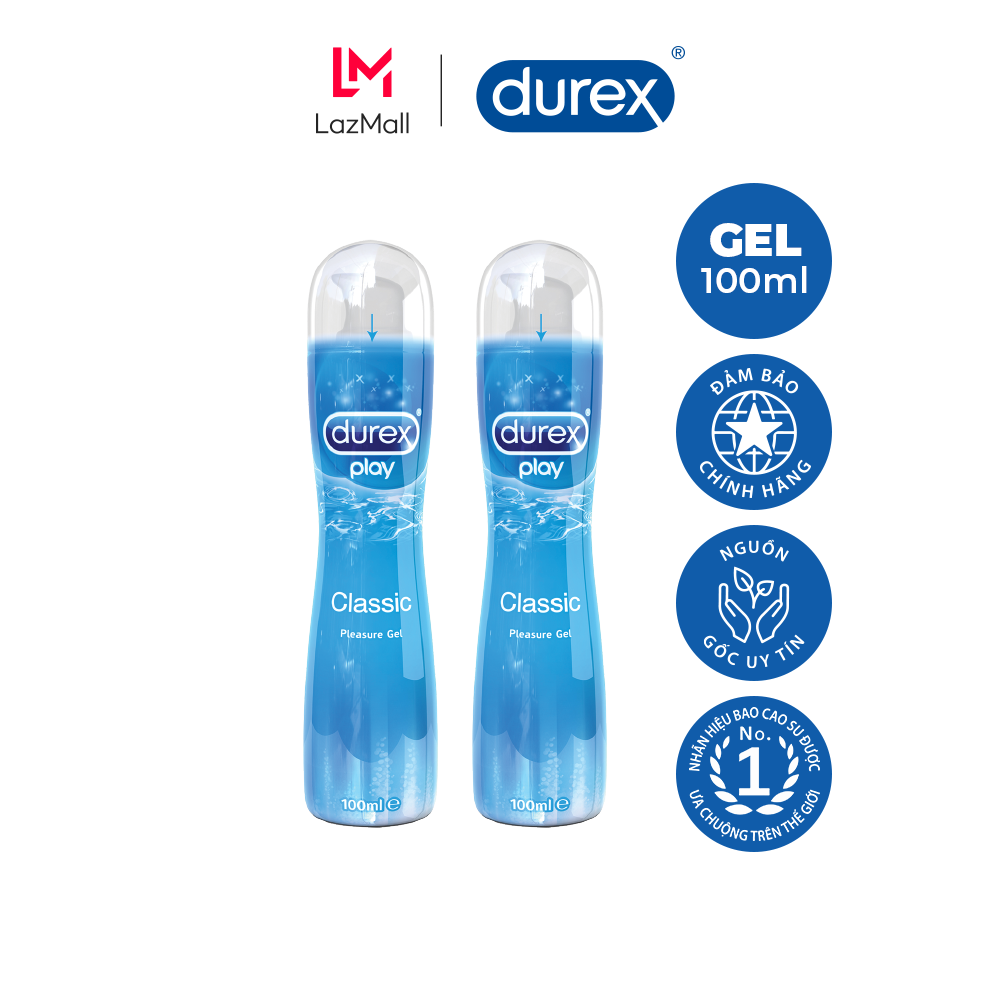 [HCM]Bộ Gel Durex Play Classic 2 Chai 100ml