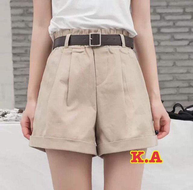 Quần kaki đùi gập gấu(không thắt lưng ) HARI0121
