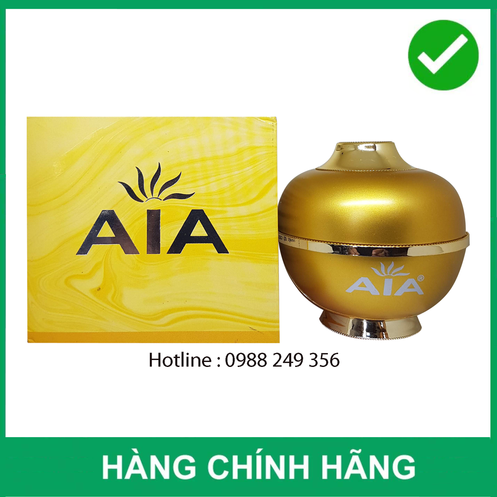 [HCM]KEM NÁM TÀN NHANG ĐỒI MỒI NGỪA NHĂN NGỪA LÃO HÓA SE KHÍT LỖ CHÂN LÔNG  DƯỠNG TRẮNG DA AIA 20G- 30G - MỸ PHẨM AIA