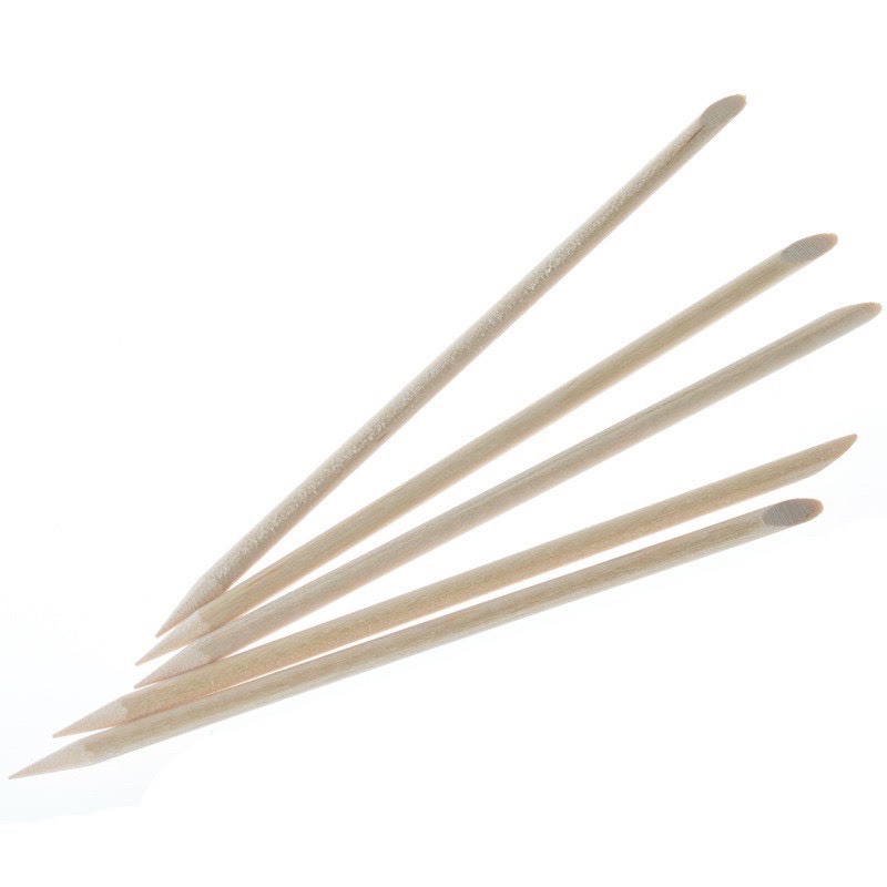 [HCM]Que gỗ Nail que gỗ cam ( set 20 cây/ 15k )