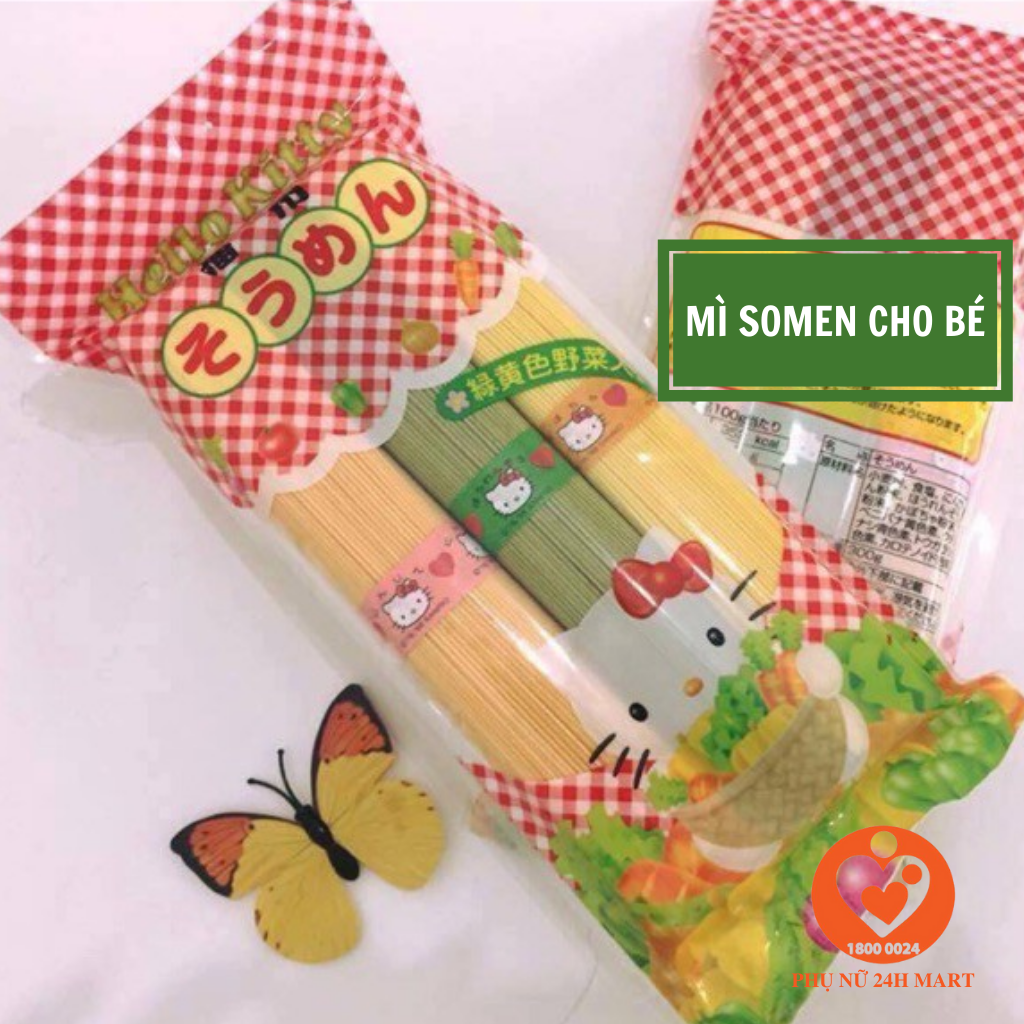Mì Somen rau củ Hello Kitty cho bé [ HSD 2023 ]