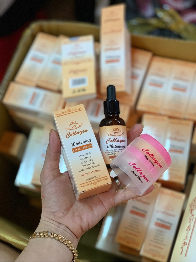 [chính hãng] Combo KEM và SERUM COLLAGEN PLUS VIT E